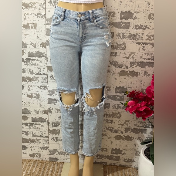 American Eagle Super High Rise Ankle Straight - Picture 1 of 8